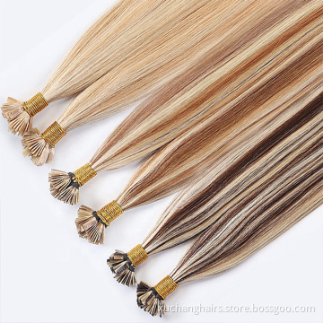 Tip ujung rambut rata -rata borong hitam rata tip tip kutikula sejajar dengan vendor rambut dara vendor rambut Remy rambut rata